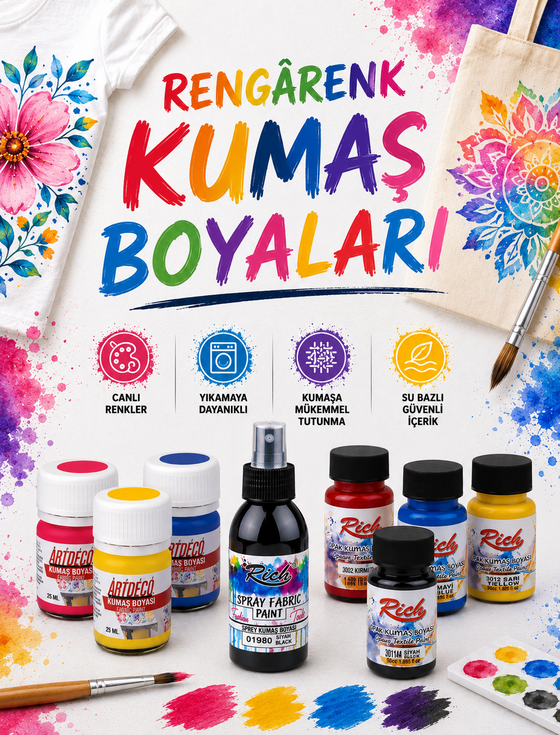 KUMAŞ BOYALARI