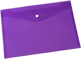 Abka Şeffaf Çıtçıtlı Dosya A4 MOR - Abka