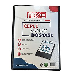 Abka Sunum Dosyası Önü Cepli A4 100'Lü (1.22.03.007)*** - Abka