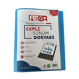 Abka Sunum Dosyası Önü Cepli A4 30'Lu (1.22.03.003)*** - Abka