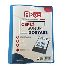 Abka Sunum Dosyası Önü Cepli A4 40'Lı (1.22.03.004) *** - 1