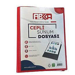 Abka Sunum Dosyası Önü Cepli A4 60'Lı (1.22.03.005)*** - Abka