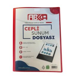 Abka Sunum Dosyası Önü Cepli A4 80'Li (1.22.03.006)*** - 1