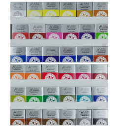 Afra Profesyonel Tablet Sulu Boya Seti 36 Renk Yarım Tablet - 3