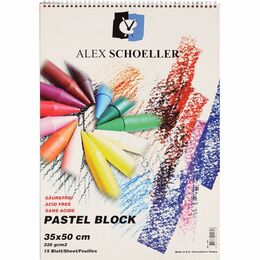 Alex Schoeller Artist Pastel Boya Defteri Fon Blok 220 gr. 35x50 cm. 15 sayfa