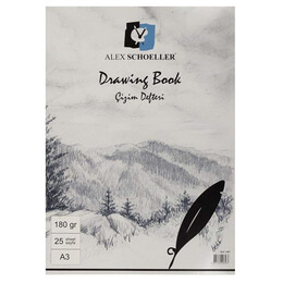 Alex Schoeller Drawing Book Eskiz Çizim Defteri 180 gr. A3 25 yp. - 1