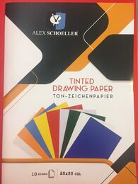 Alex Schoeller Fon Kartonu 25x35 Cm.10 ÖZEL Renk Dosyalı