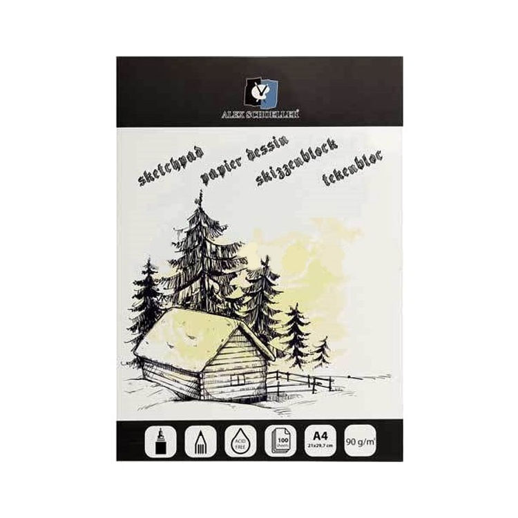 Alex Schoeller Jumbo Eskiz Çizim Defteri 90 Gr. A4 100 Yp.