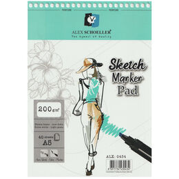 Alex Schoeller Spiralli Sketch Marker Defteri Pad 200 gr. A5 40 yp.