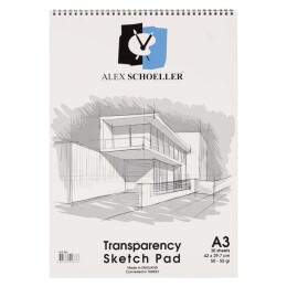 Alex Schoeller Transparency Sketch Pad Eskiz Bloğu 50/55 gr. A3 30 yaprak - Alex Schoeller