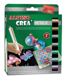 Alpino Crea Metalix Yaldızlı Keçeli Kalem 7 Renk - 1