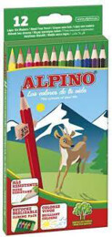 Alpino Kuru Boya 12 Renk Karton Kutu (AL-10654) - 1