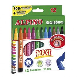 Alpino Maxi Keçeli Boya Kalemi 12 Renk