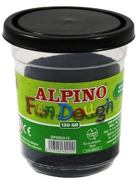 Alpino Oyun Hamuru 130 Gr. Siyah
