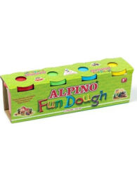Alpino Oyun Hamuru 130 Gr.x 4 Renk (DP-302) - 1