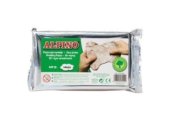Alpino Şekillendirme Kili Seramik Hamuru 250 Gr. Beyaz