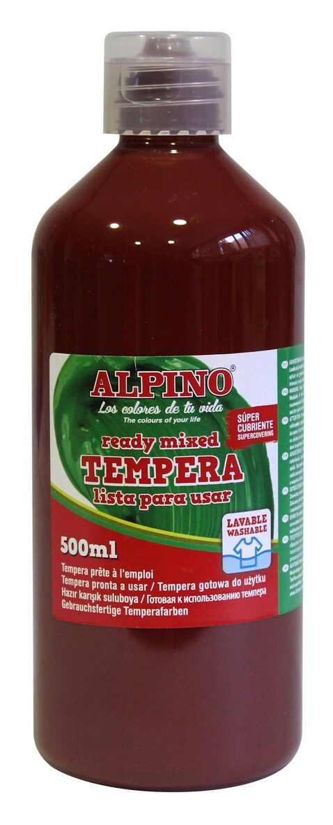 Alpino Tempera (yıkanabilir) Boya 500 Ml. Kahverengi