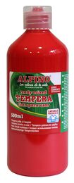 Alpino Tempera (Yıkanabilir) Boya 500 ml. KIRMIZI
