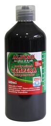 Alpino Tempera (Yıkanabilir) Boya 500 ml. SİYAH