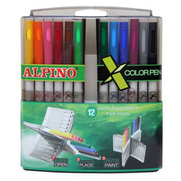 Alpino X-Color Pen Keçeli Kalem 12 Renk