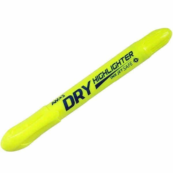 Amos Dry Highlighter Jel Fosforlu Kalem Sarı