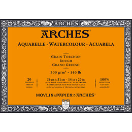 Arches Sulu Boya Defteri Blok Rough - Kalın Doku 300 gr. 36x51 cm. 20 Yaprak - 1