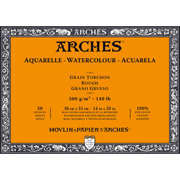 Arches Sulu Boya Defteri Blok Rough - Kalın Doku 300 gr. 36x51 cm. 20 Yaprak