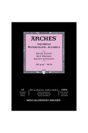 Arches Sulu Boya Defteri Blok Soğuk Baskı - Orta Doku 185 gr. 29x42 cm. 15 Yaprak - 2