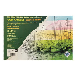 Art Liva Resim Defteri Fon Kartonlu 35x50 200 Gr.20+10 Yp. (SD-405) - 1
