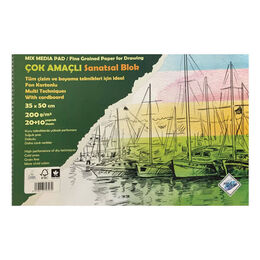 Art Liva Resim Defteri Fon Kartonlu 35x50 200 Gr.20+10 Yp. (SD-405) - 1