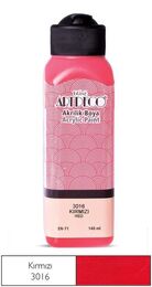 Artdeco Akrilik Boya 140 ml. 3016 KIRMIZI