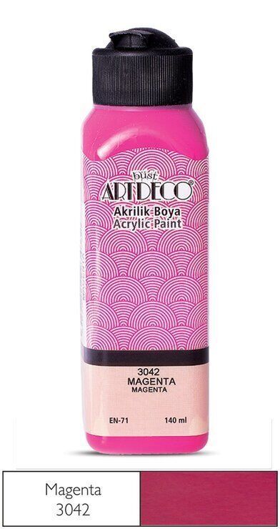 Artdeco Akrilik Boya 140 Ml. 3042 Magenta