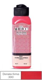 Artdeco Akrilik Boya 140 ml. 3043 DOMATES KIRMIZI - 1