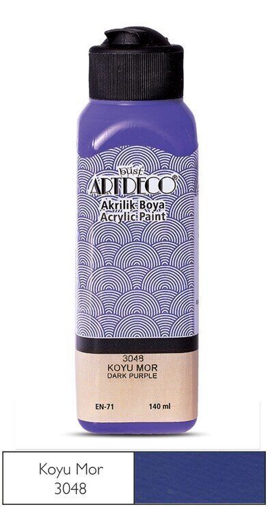 Artdeco Akrilik Boya 140 Ml. 3048 Koyu Mor