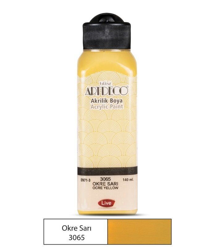 Artdeco Akrilik Boya 140 Ml. 3065 Okre Sarı