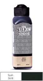 Artdeco Akrilik Boya 140 ml. 3618 SİYAH - 1