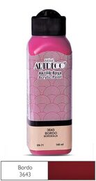 Artdeco Akrilik Boya 140 ml. 3643 BORDO