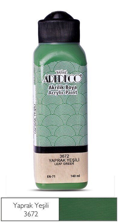 Artdeco Akrilik Boya 140 Ml. 3672 Yaprak Yeşili