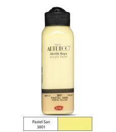 Artdeco Akrilik Boya 140 ml. 3801 Pastel Sarı - 1