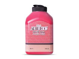 Artdeco Akrilik Boya 500 ml. 3015 ATEŞ KIRMIZI - 1