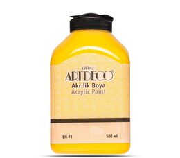 Artdeco Akrilik Boya 500 ml. 3602 KOYU SARI - 1