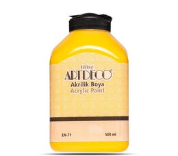 Artdeco Akrilik Boya 500 ml. 3602 KOYU SARI