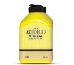Artdeco Akrilik Boya 500 ml. 3627 LİMON SARI - 1