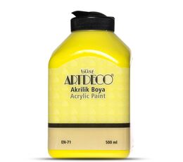 Artdeco Akrilik Boya 500 ml. 3627 LİMON SARI - 1