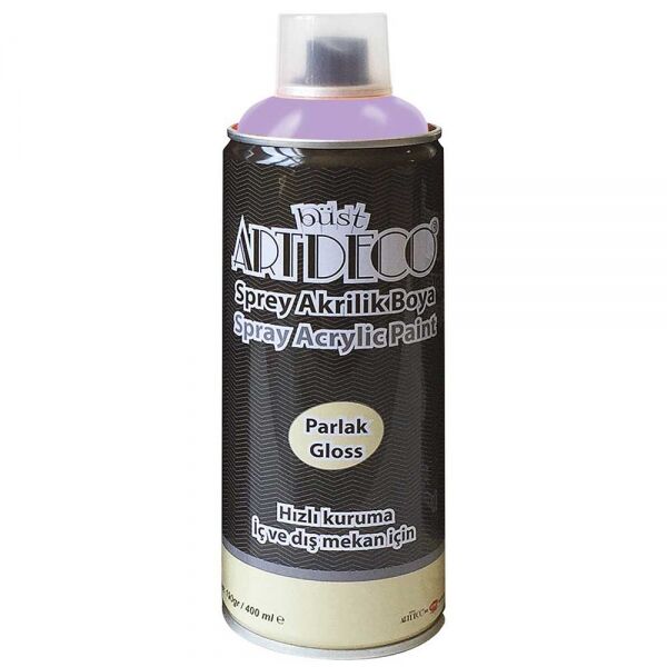 Artdeco Akrilik Sprey Boya 400 Ml. Lila