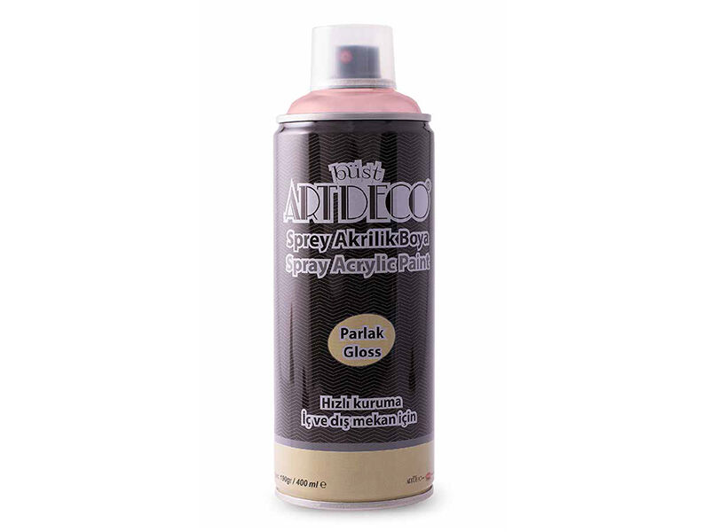Artdeco Akrilik Sprey Boya 400 Ml. Metalik Krom Gümüş
