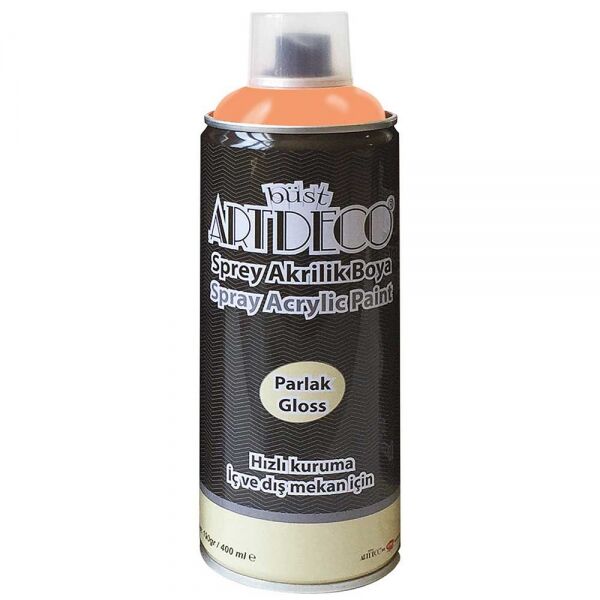 Artdeco Akrilik Sprey Boya 400 Ml. Neon Turuncu