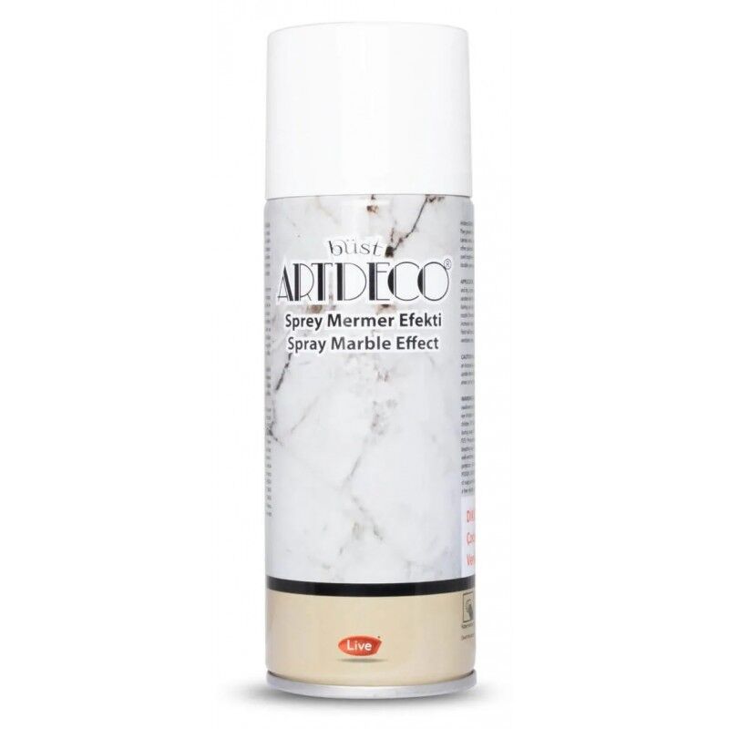Artdeco Akrilik Sprey Mermer Efekti 200 Ml. Beyaz 060