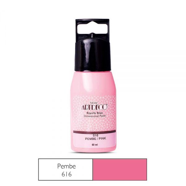 Artdeco Boyutlu Boya 60 Ml. 616 Pembe