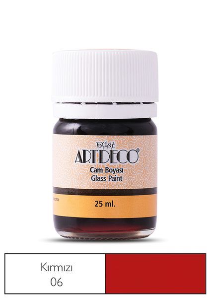 Artdeco Cam Vitray Boyası 25 Ml. 06 Kırmızı